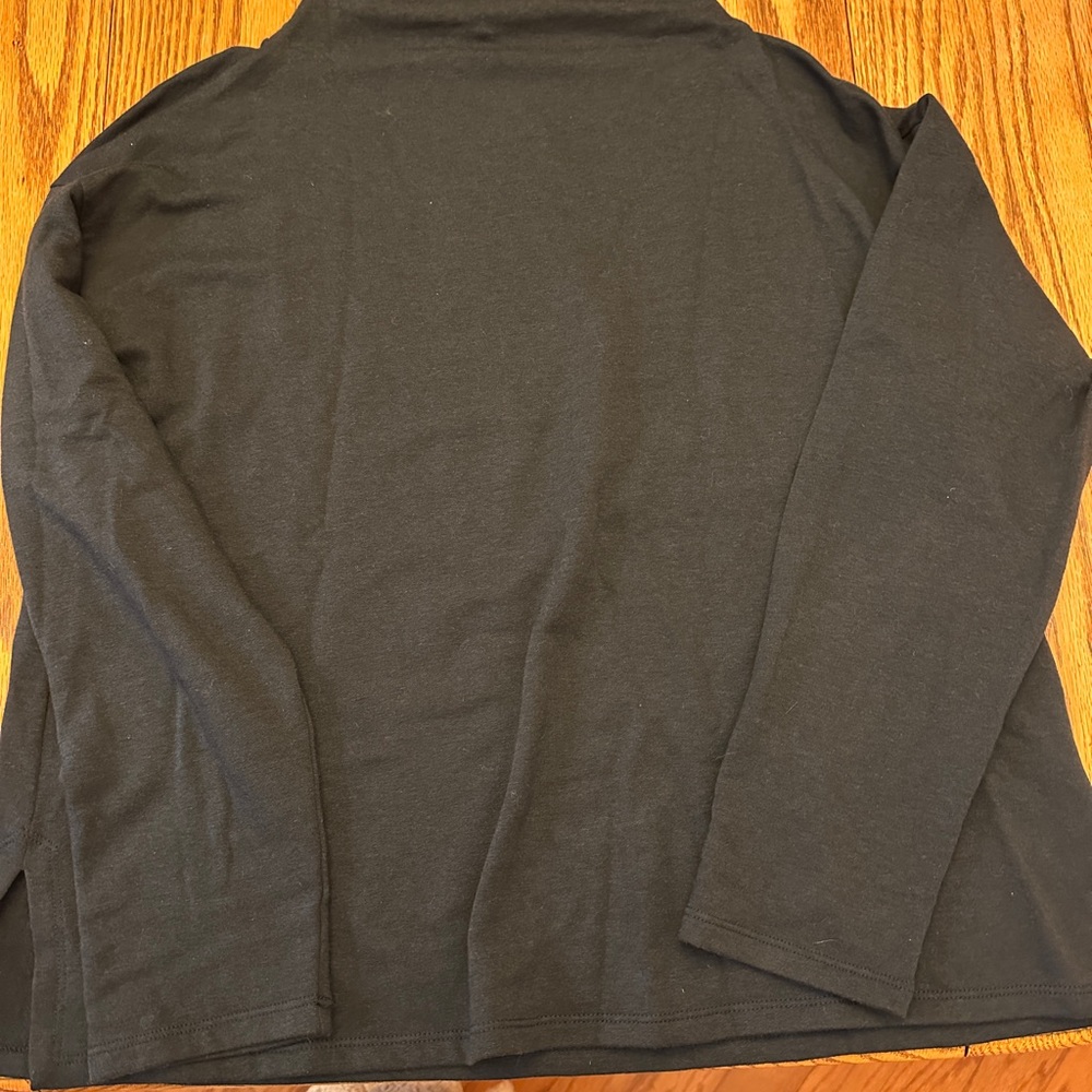Eileen Fisher Black Long Sleeve Top